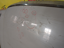 КАПОТ/TOY/CROWN/GS131/HARD TOP/118 СМ/1 МОДЕЛЬ