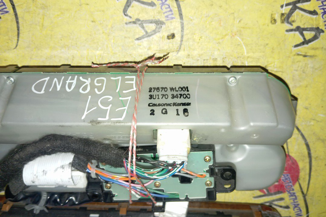 БЛОК КЛИМАТ-КОНТРОЛЯ/NIS/ELGRAND/E51/NE51