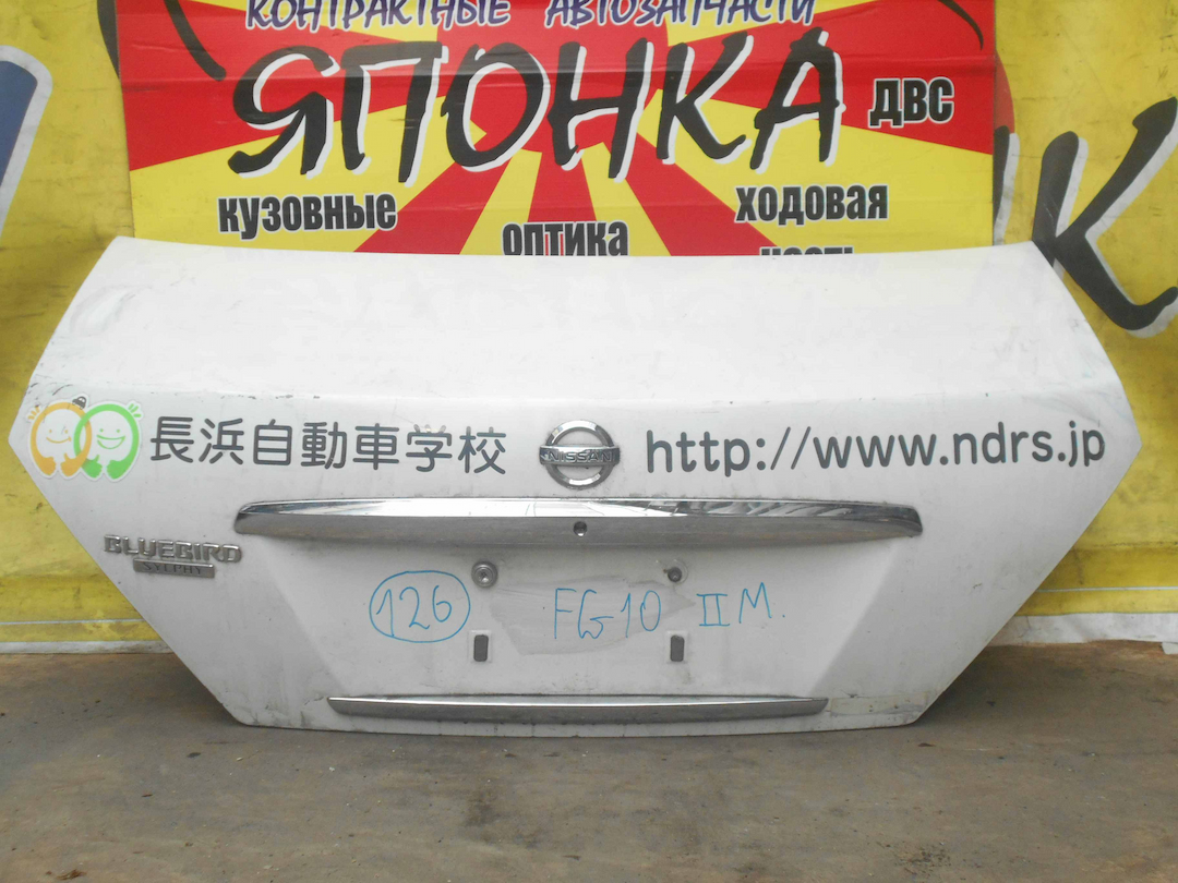 КРЫШКА БАГАЖНИКА/NIS/ALMERA/BLUEBIRD SYLPHY/FG10/N16/QG10/QNG10/TG10/2 МОДЕЛЬ