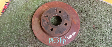 ТОРМОЗНОЙ ДИСК/MAZ/DEMIO/DE3AS/DE5FS/DE3FS/DEJFS/F/4*100/240MМ