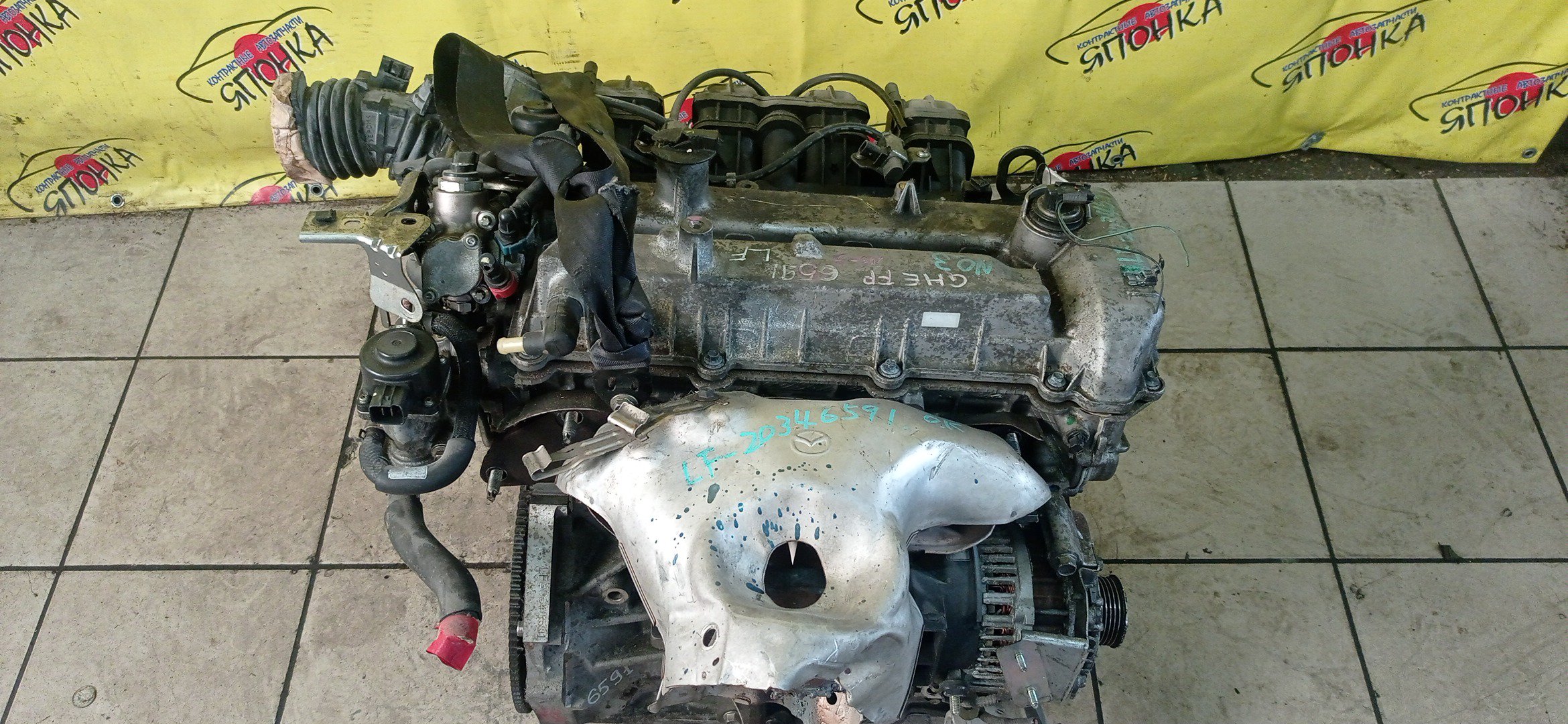 ДВС/MAZ/LF-VE/ATENZA/ATENZA WAGON/AXELA/MAZDA6/PREMACY/BKEP/BLEAP/BLEAW/CREW/GGEP/GHEFP/GHEFS/GHEFW/КАТУШКИ СВЕРХУ/ДАТЧИКА VVTI/ЩУП ЧЕРЕЗ ГОЛОВУ/КОМПРЕССОР НА ПОДДОНЕ