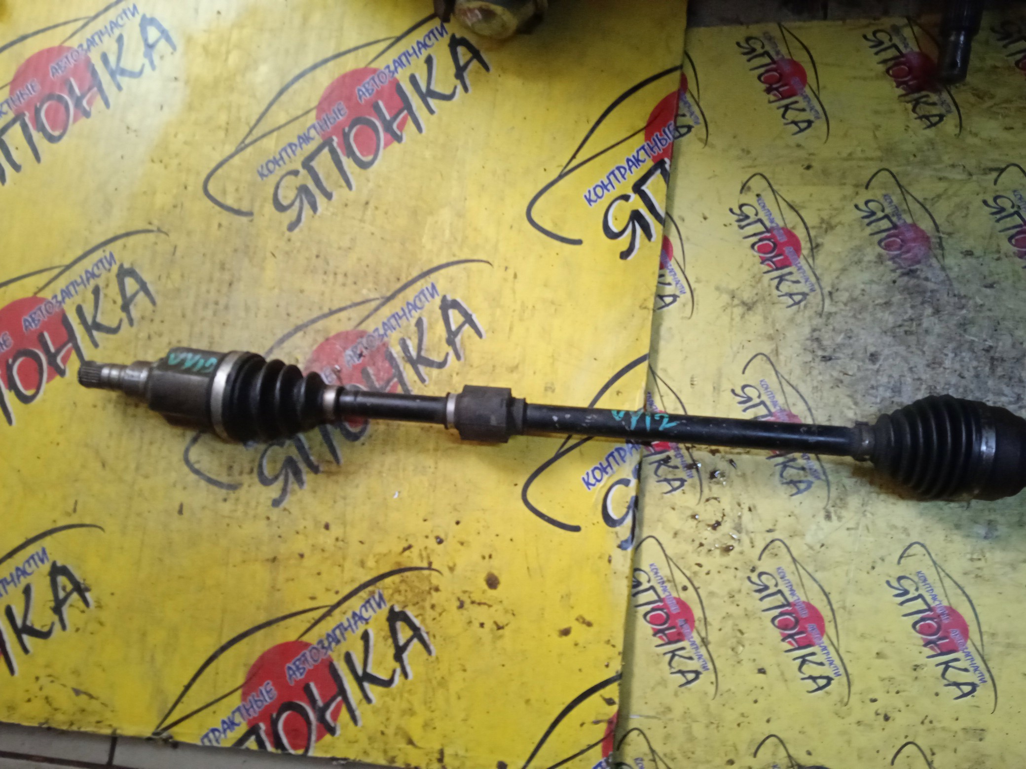 ПРИВОД/NIS/CUBE/NZ12/Z12/Y12/HR15/CVT/БЕЗ ABS/ШЛИЦ 2.5 СМ/RE0F11A-GM38/F/R