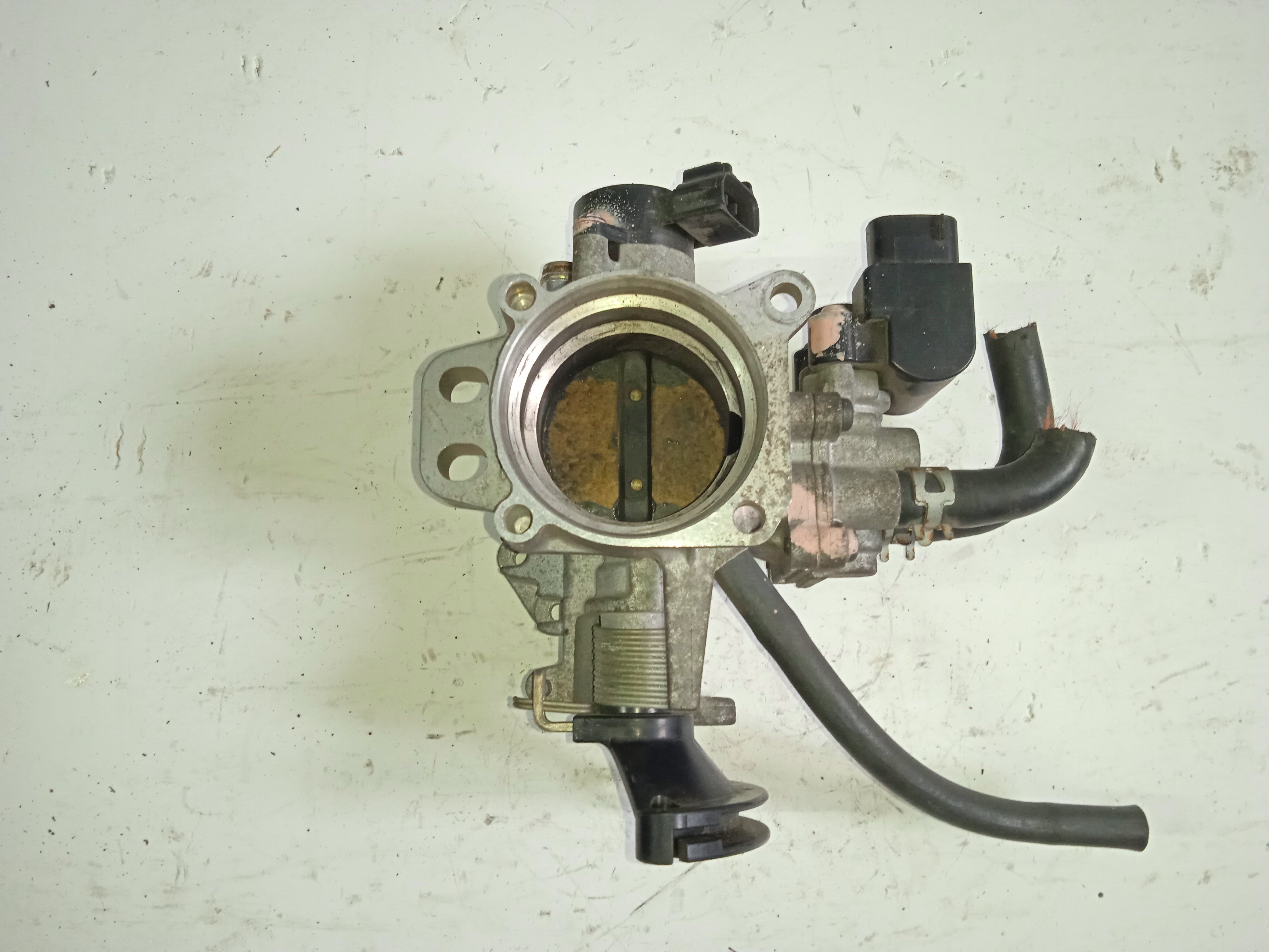 ЗАСЛОНКА ДРОССЕЛЬНАЯ/TOY/K3-VE/DAIHATSU/SUBARU/BOON/DEX/DUET/PASSO/STORIA/M101A/M101S/M111A/M111S/M301S/M401F/M411F/QNC10/3 БОЛЬШ И 1 МАЛ ТРУБКА