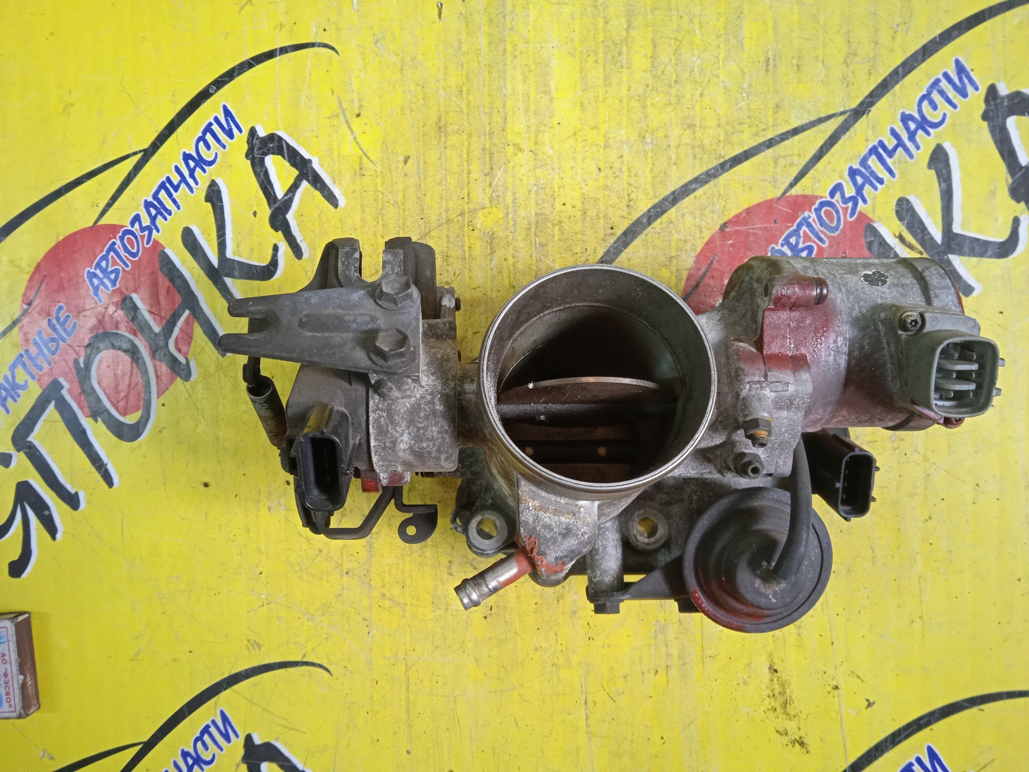 ЗАСЛОНКА ДРОССЕЛЬНАЯ/TOY/1VZFE/3VZFE/4VZFE/WINDOM/VCV10/VCV11/3  ДАТЧИКА 4*4*6 КОНТ