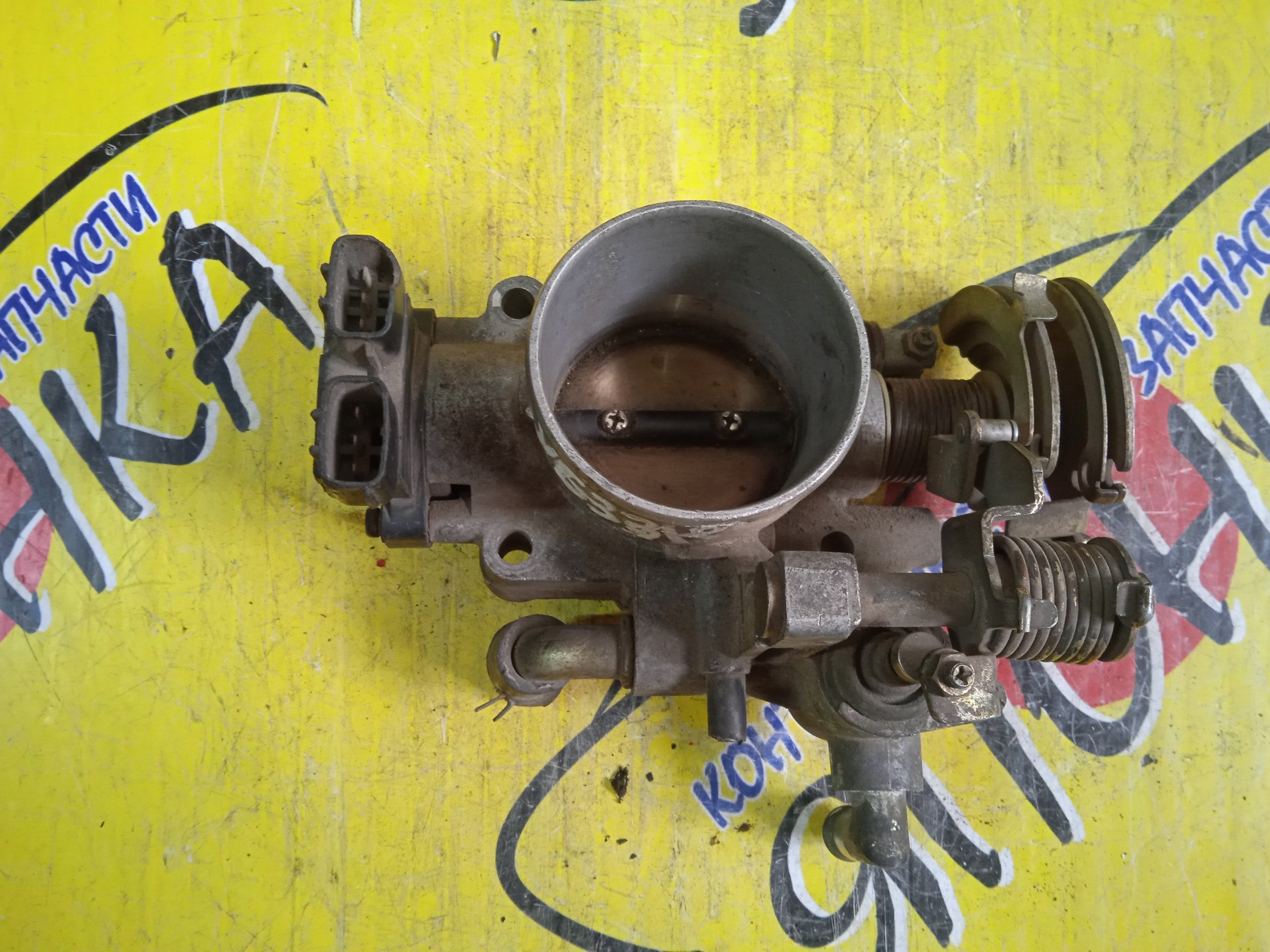 ЗАСЛОНКА ДРОССЕЛЬНАЯ/NIS/VG30/VG30T/FAIRLADY/HZ31/ДПДЗ 3*3 КОНТ./ОДНО СОПЛО