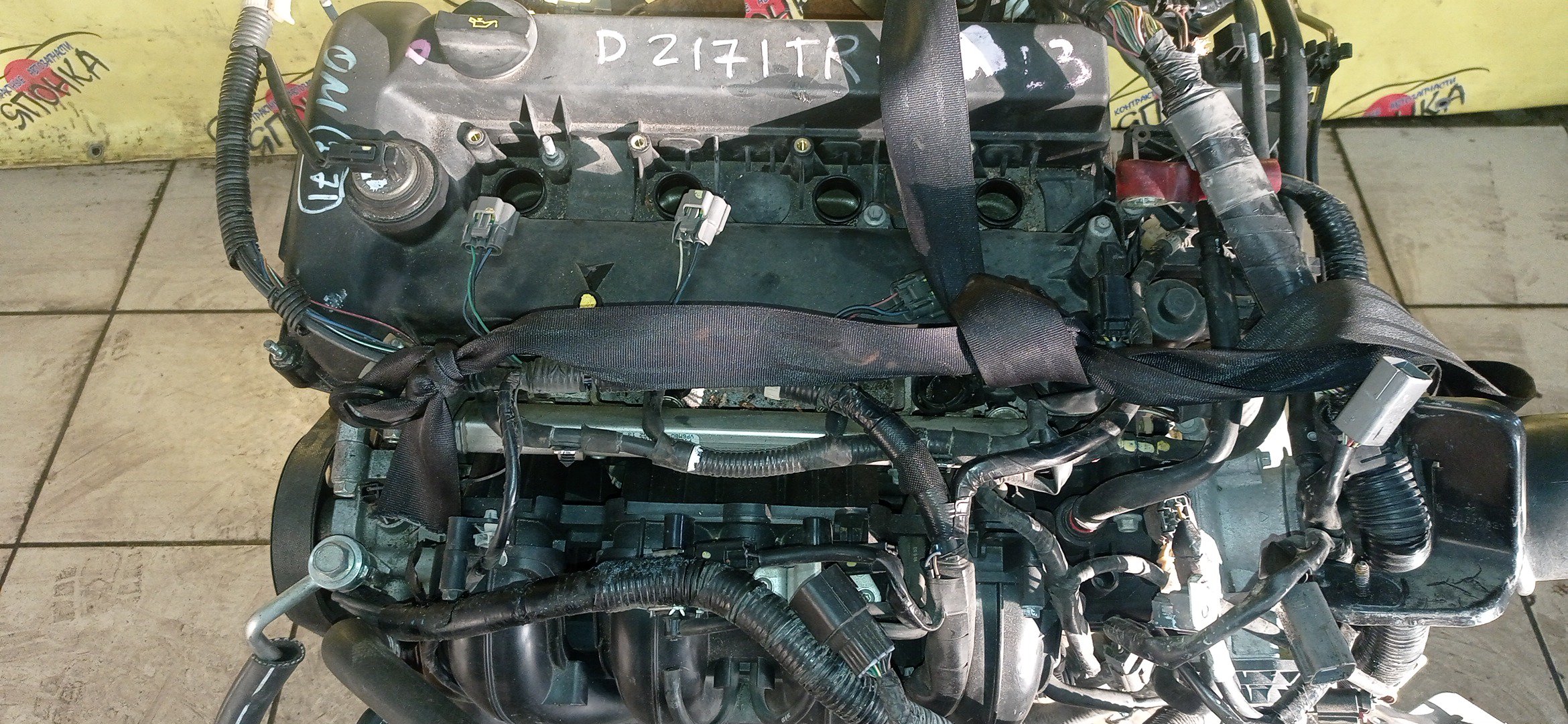 ДВС/MAZ/L3-VE/BLACK/ATENZA/ATENZA WAGON/AXELA/MAZDA6/PREMACY/BK3P/CR3W/GG3P/GG3S/GY3W/LY3P/КАТУШКИ СВЕРХУ/ДАТЧИК VVTI/ЩУП ЧЕРЕЗ ГОЛОВУ/КОМПРЕССОР СБОКУ