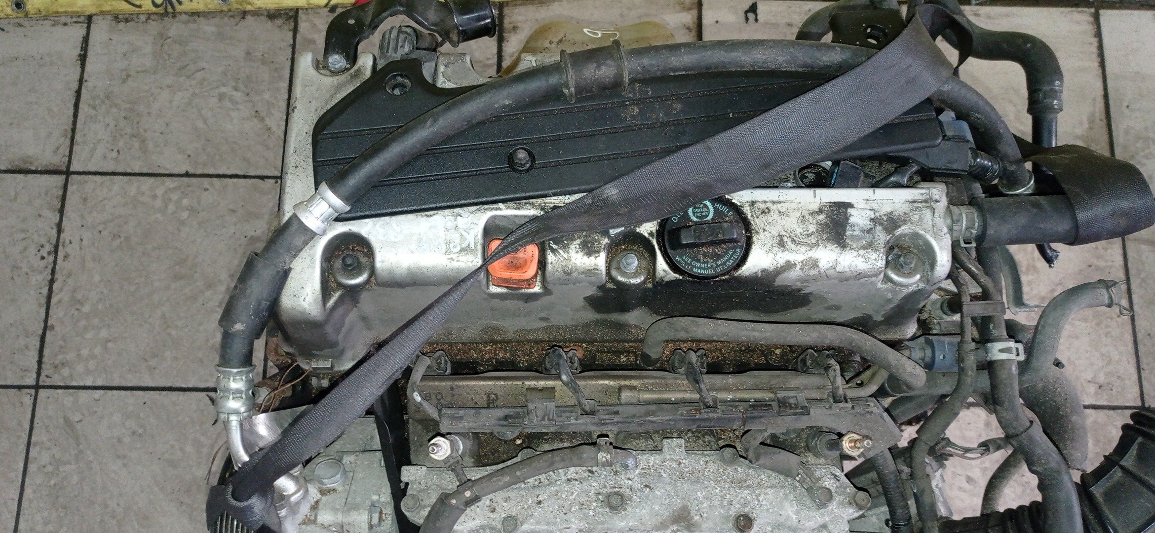 ДВС/HON/K24A/ЭЛЕКТРО ЗАСЛОНКА/МЕТАЛЛИЧЕСКИЙ КОЛЛЕКТОР/11000RZA801