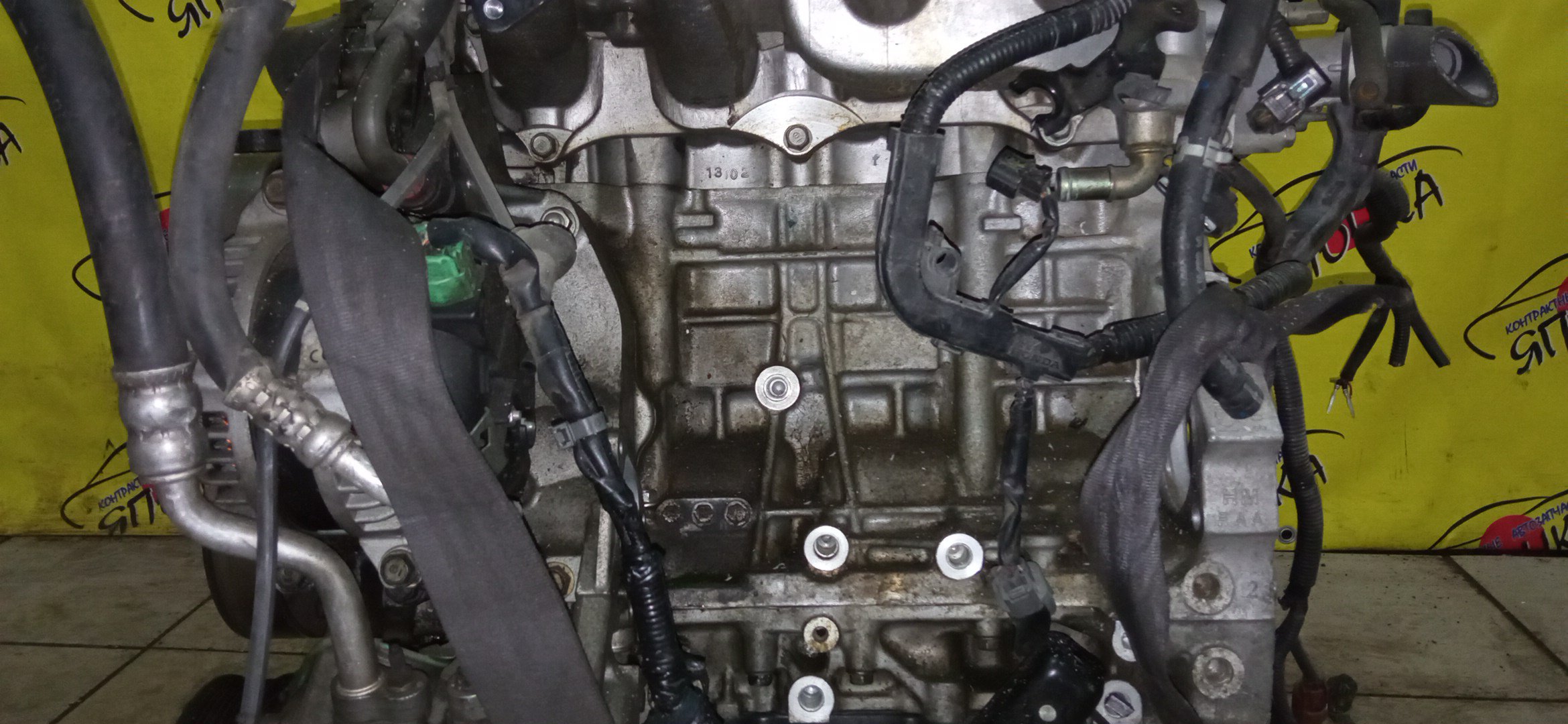 ДВС/HON/K24A/ЭЛЕКТРО ЗАСЛОНКА/МЕТАЛЛИЧЕСКИЙ КОЛЛЕКТОР/11000RZA801