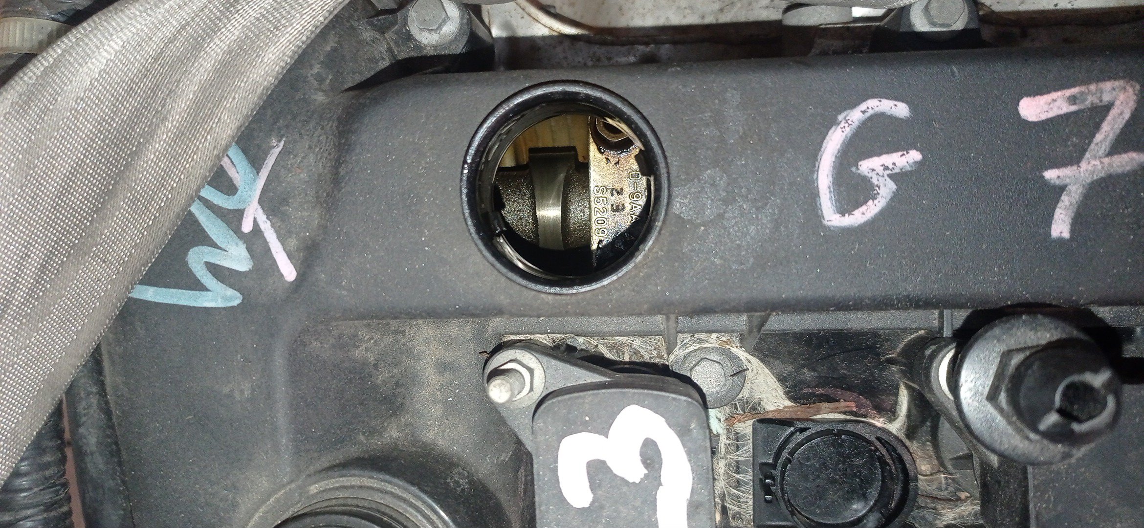 ДВС/MAZ/L3-VE/BLACK/ATENZA/ATENZA WAGON/AXELA/MAZDA6/PREMACY/BK3P/CR3W/GG3P/GG3S/GY3W/LY3P/КАТУШКИ СВЕРХУ/ДАТЧИК VVTI/ЩУП ЧЕРЕЗ ГОЛОВУ/КОМПРЕССОР СБОКУ