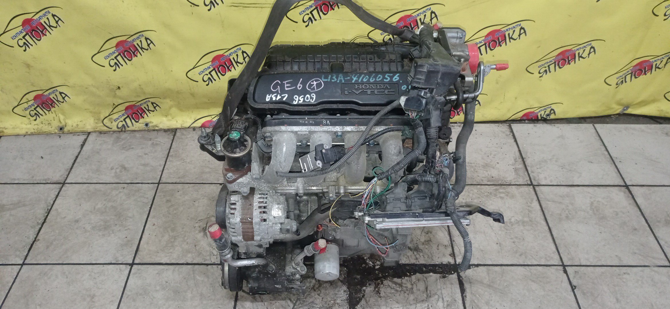 ДВС/HON/L13A/FIT/JAZZ/GE6/GE7/ЭЛЕКТРО ЗАСЛОНКА/4 СВЕЧИ/11000RB0800