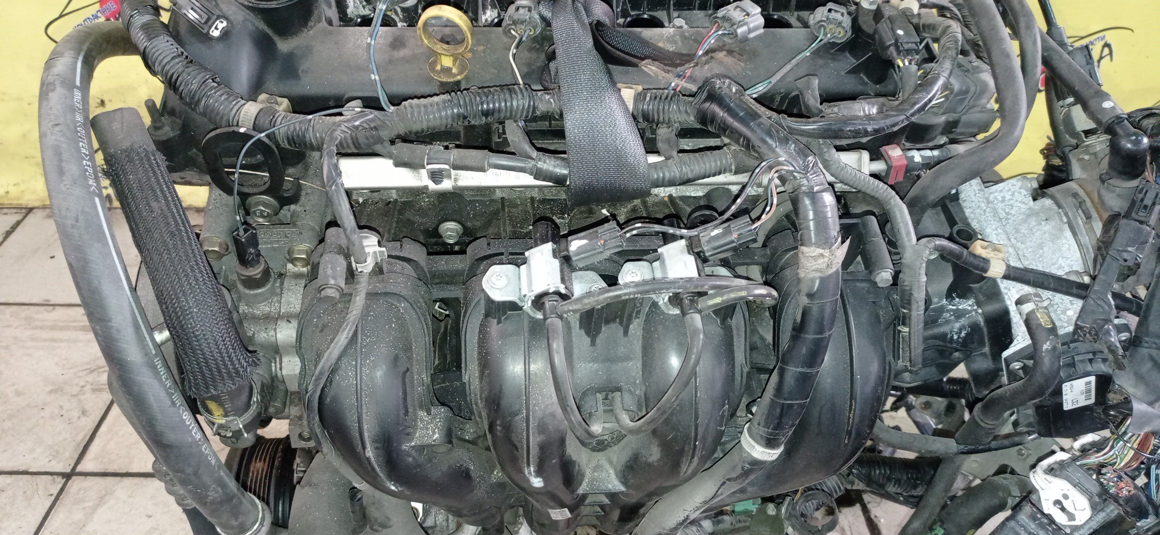 ДВС/MAZ/L3-VE/BLACK/ATENZA/ATENZA WAGON/AXELA/MAZDA6/PREMACY/BK3P/CR3W/GG3P/GG3S/GY3W/LY3P/КАТУШКИ СВЕРХУ/ДАТЧИК VVTI/ЩУП ЧЕРЕЗ ГОЛОВУ/КОМПРЕССОР СБОКУ