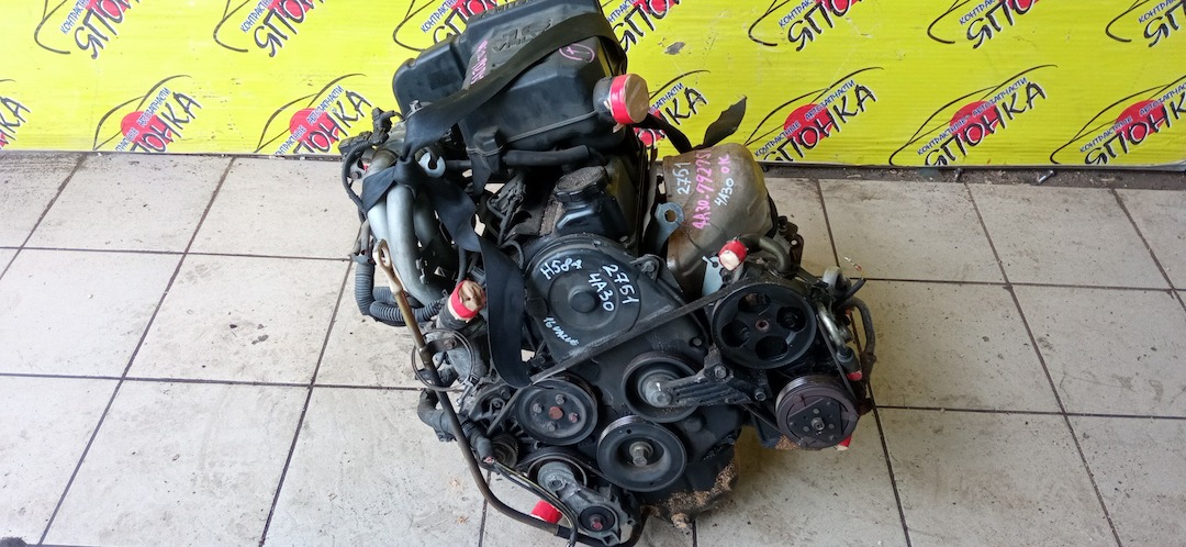 ДВС/MMC/4A30/PAJERO MINI/H53A/H51A/H56A/H58A/ОДНОВАЛЬНЫЙ/16 VALVE